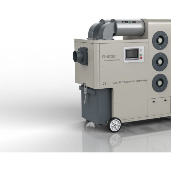 GYRO AIR ASPIRATEUR CYCLONIQUE HEPA 3 KW 380V CONNEXION 4 MACHINES – Image 5