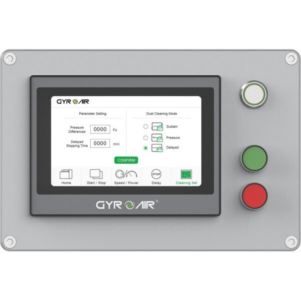 GYRO AIR ASPIRATEUR CYCLONIQUE HEPA 2,2KW 230V CONNEXION 4 MACHINES – Image 2