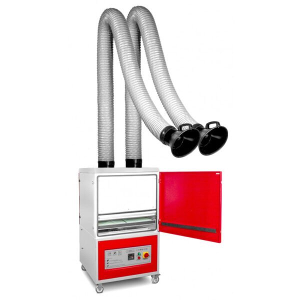 ASPIRATEUR DE FUMÉE DE SOUDAGE MOBILE AVEC 2 BRAS 380V 2800 M³/H – Image 3