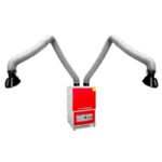 ASPIRATEUR DE FUMÉE DE SOUDAGE MOBILE AVEC 2 BRAS 380V 2800 M³/H