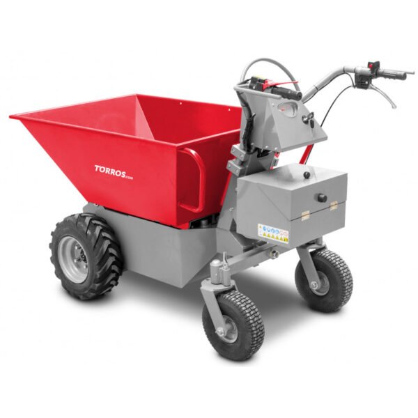 MINI DUMPER ÉLECTRIQUE 500KG AVEC BENNE BASCULEMENT PAR VÉRIN – Image 2