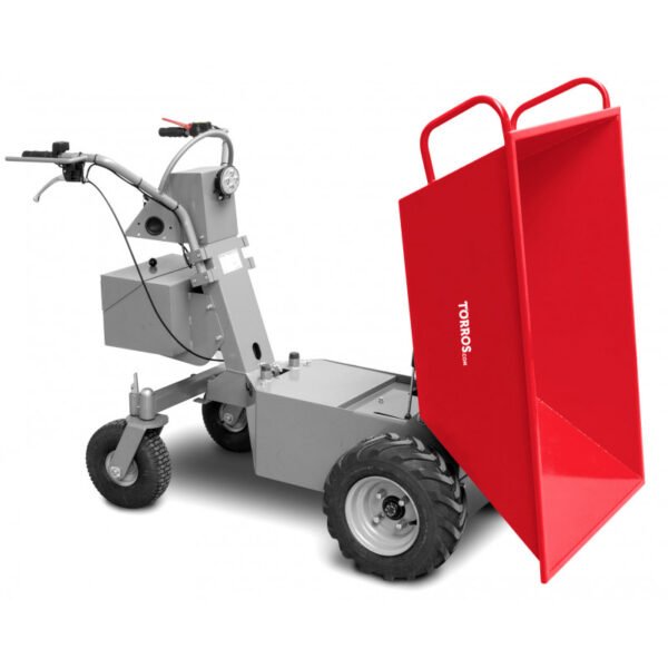MINI DUMPER ÉLECTRIQUE 500KG AVEC BENNE BASCULEMENT PAR VÉRIN – Image 12