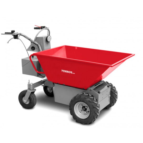 MINI DUMPER ÉLECTRIQUE 500KG AVEC BENNE BASCULEMENT PAR VÉRIN