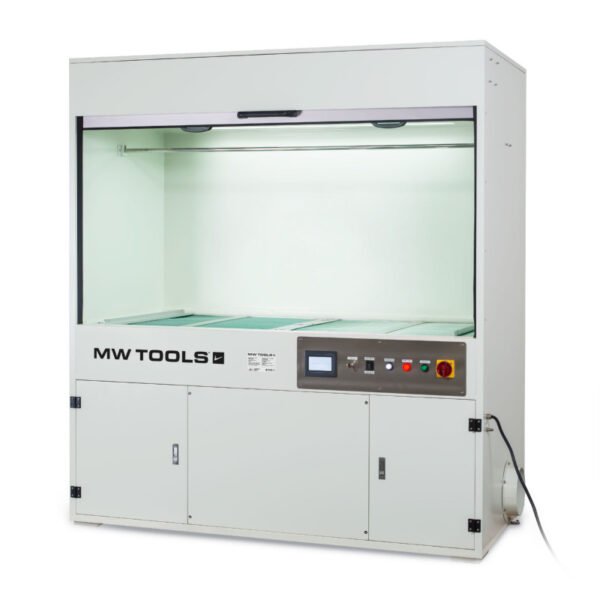 CABINE DE PEINTURE AVEC ASPIRATION ET SÉCHAGE INTÉGRÉ 230V
