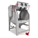 CABINE DE SABLAGE PROFESSIONNELLE 1200 L DOUBLE AVEC ASPIRATION