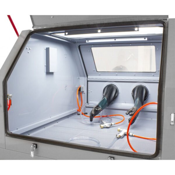 CABINE DE SABLAGE PROFESSIONNELLE 1200 L DOUBLE AVEC ASPIRATION – Image 4