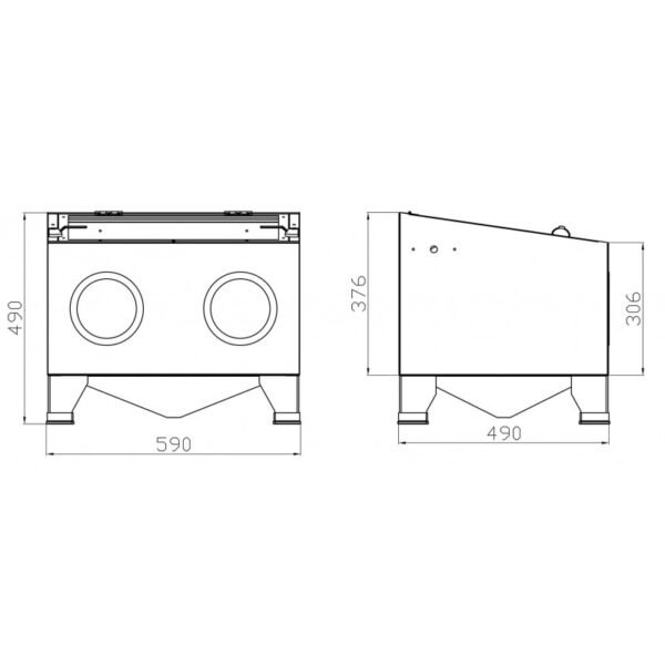 CABINE DE SABLAGE PROFESSIONNELLE 80 L – Image 10