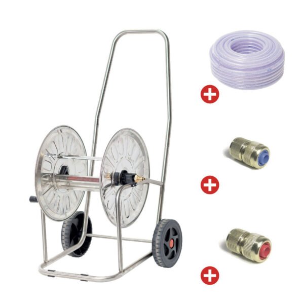 CHARIOT AVEC TUYAU CRYSTAL 15X21 MM 50 M – Image 2