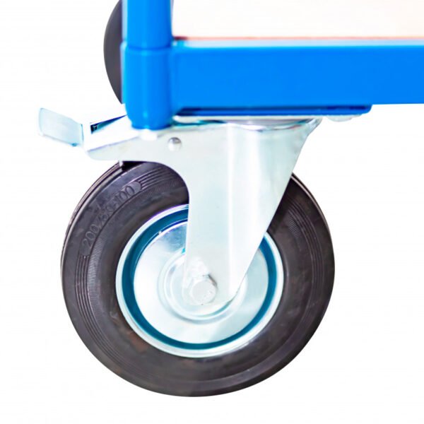CHARIOT DE TRANSPORT 360° EXTRA GRAND AVEC 1 PLATEAU ET 2 PAROIS – Image 2