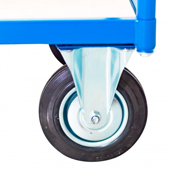 CHARIOT DE TRANSPORT 360° EXTRA GRAND AVEC 1 PLATEAU ET 2 PAROIS – Image 3