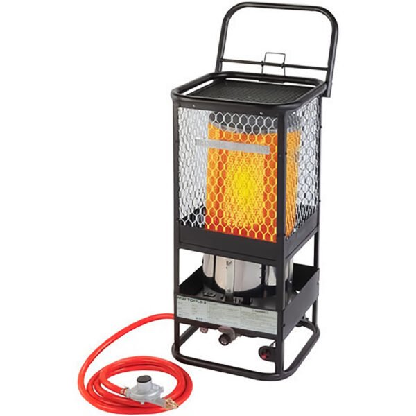 CHAUFFAGE INFRAROUGE GAZ 36KW PORTABLE RAYONNANT 360° PROFESSIONNEL