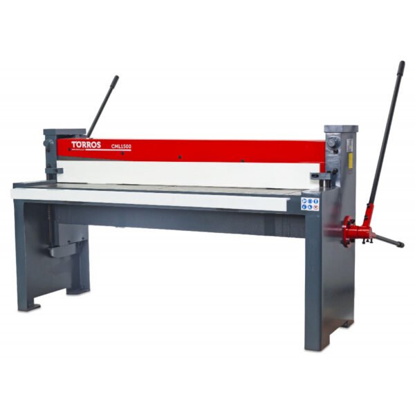 CISAILLE GUILLOTINE MANUELLE 1500 MM ÉPAISS. 1,5 MM AVEC BUTÉE – Image 5