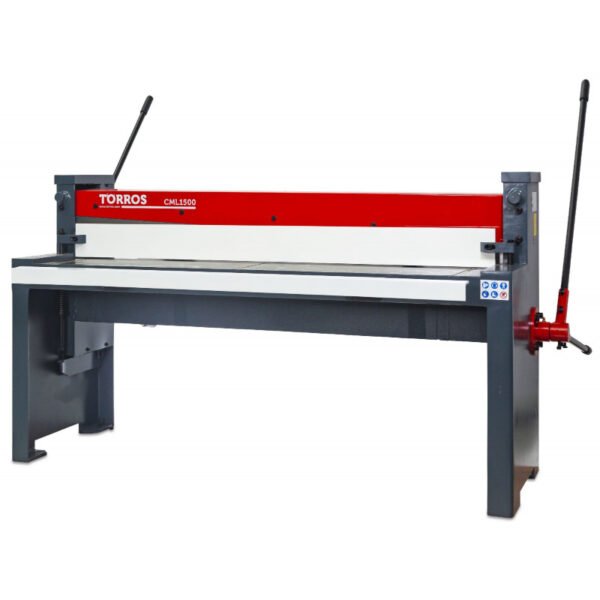 CISAILLE GUILLOTINE MANUELLE 1500 MM ÉPAISS. 1,5 MM AVEC BUTÉE – Image 10
