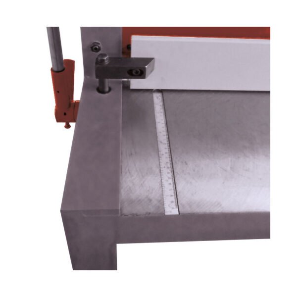 CISAILLE GUILLOTINE MANUELLE 1500 MM ÉPAISS. 1,5 MM AVEC BUTÉE – Image 9