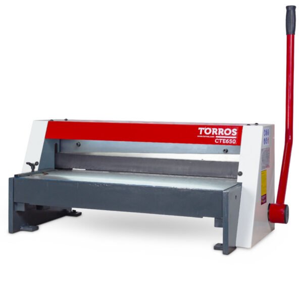 CISAILLE GUILLOTINE MANUELLE D'ÉTABLI 650 MM ÉPAISS. 1,25 MM