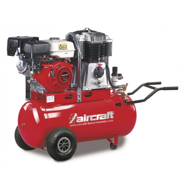 COMPRESSEUR DE CONSTRUCTION MOBILE MOTEUR ESSENCE 14 BARS - 100 L – Image 2