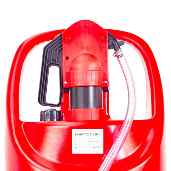 CUVE CADDY RAVITAILLEUR PE MOBILE DE 75L ESSENCE ET HUILE AVEC POMPE ET PISTOLET MANUEL – Image 8