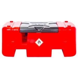 CUVE CADDY RAVITAILLEUR PE MOBILE 210L DIESEL-GASOIL AVEC POMPE 12V ET PISTOLET AUTOMATIQUE