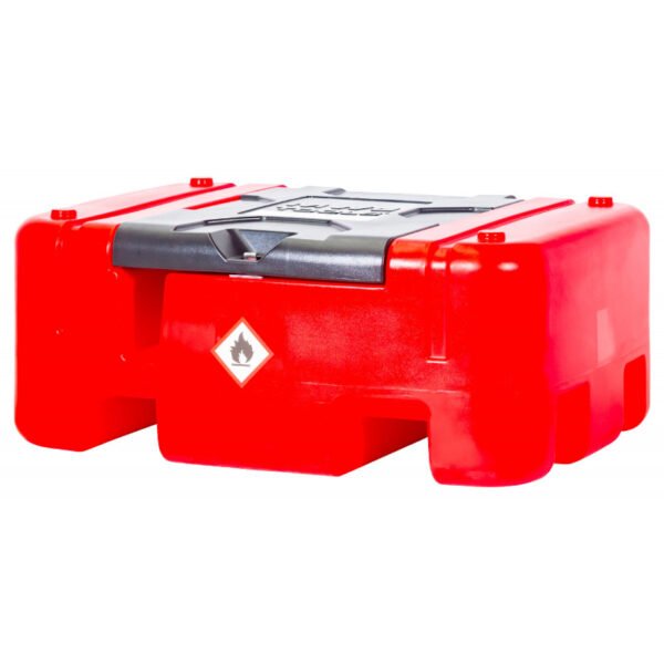 CUVE CADDY RAVITAILLEUR PE MOBILE 210L DIESEL-GASOIL AVEC POMPE 12V ET PISTOLET AUTOMATIQUE – Image 9