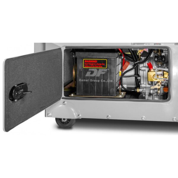 GROUPE ÉLECTROGÈNE INSONORISÉ DIESEL 4,8 KW 230V+ 6 KW 400V – Image 3