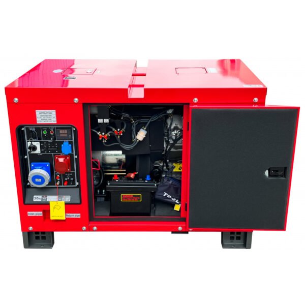 GROUPE ÉLECTROGÈNE INSONORISÉ DIESEL 12 KW 230V + 15KW 400 V – Image 5