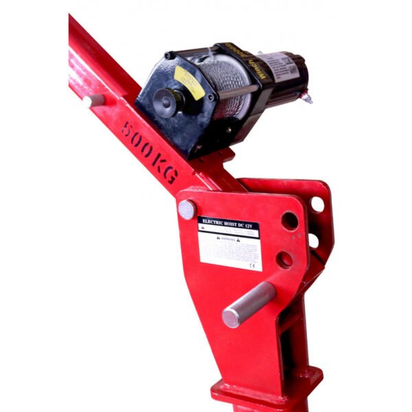 GRUE MOBILE 300/500 KG AVEC TREUIL ÉLECTRIQUE – Image 2