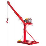 GRUE MOBILE 500 KG AVEC TREUIL ÉLECTRIQUE 230 V