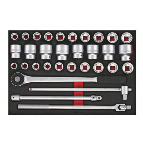 JEU DE DOUILLES 3/4" 19-50MM 32PCS EVA-TRAY – Image 2