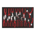 JEU DE PINCES 17PCS EVA-TRAY