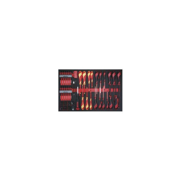 JEU DE TOURNEVIS & EMBOUTS 98PCS EVA-TRAY
