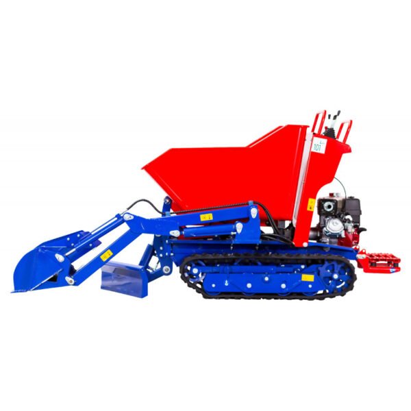 BROUETTE À CHENILLES ÉCARTABLES ET LAME DOZER HONDA 800 KG PELLE INCLINABLE – Image 11