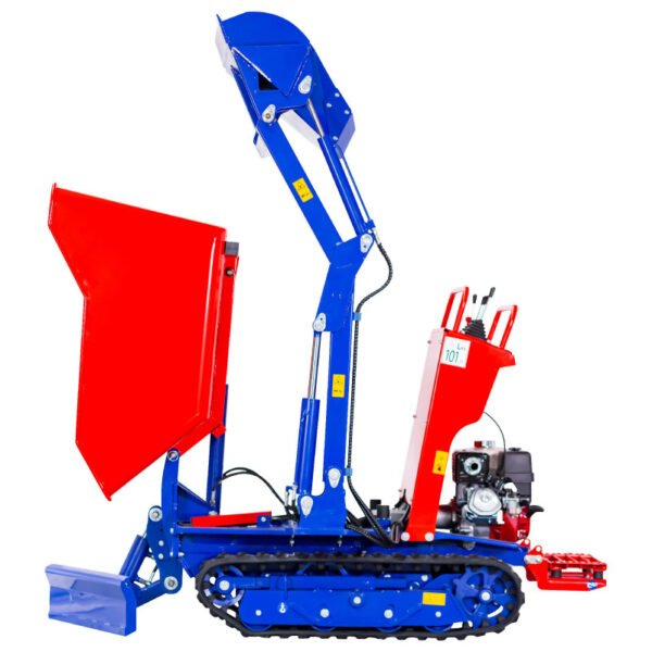 BROUETTE À CHENILLES ÉCARTABLES ET LAME DOZER HONDA 800 KG PELLE INCLINABLE – Image 12