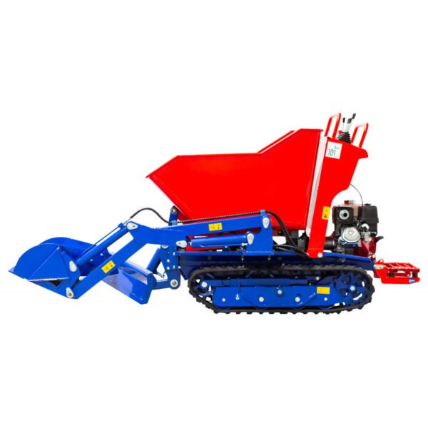BROUETTE À CHENILLES ÉCARTABLES ET LAME DOZER HONDA 800 KG PELLE INCLINABLE – Image 9