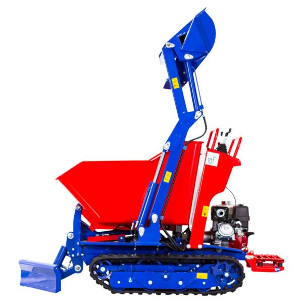 BROUETTE À CHENILLES ÉCARTABLES ET LAME DOZER HONDA 800 KG PELLE INCLINABLE – Image 10