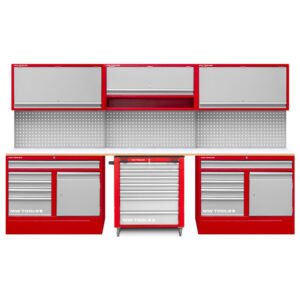 MOBILIER D’ATELIER 3,3 M AVEC SERVANTE D’ATELIER