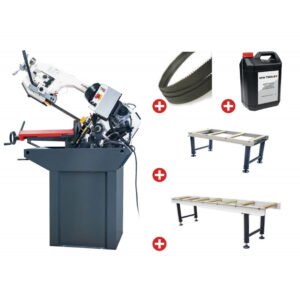 PACK 2 SCIE À RUBAN TORROS SC280V 230V INCL. 2 CONVOYEURS, 5 LAMES DE SCIE ET BIDON 5L REFROIDISSEMENT