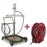 PACK POMPE À GRAISSE PNEUMATIQUE AVEC ENROULEUR DE 15M