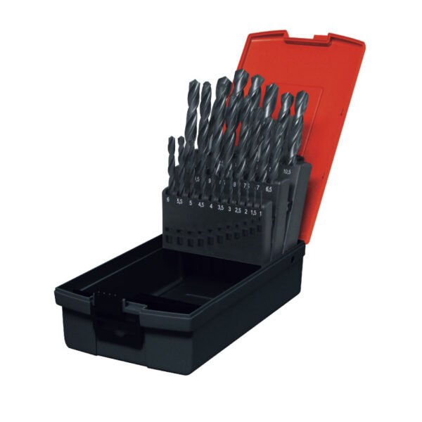 PACK PERCEUSE D'ÉTABLI CM2 Ø25 MM 230V FT20M + ÉTAU DE PERÇAGE + BOULONS DE SERRAGE + JEU DE MÈCHES – Image 4