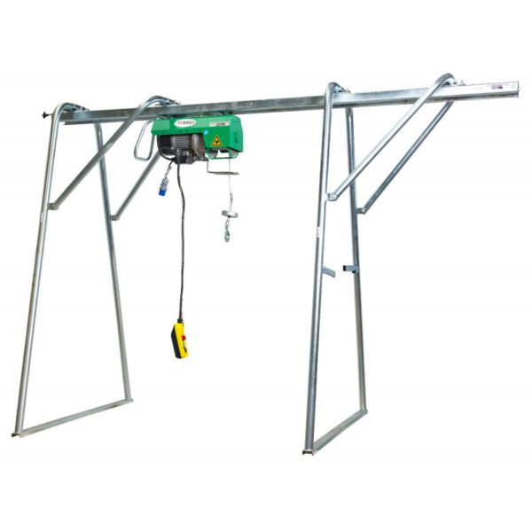 GRUE PORTIQUE AVEC PALAN RAPIDE PROFESSIONNEL 300 KG – Image 2