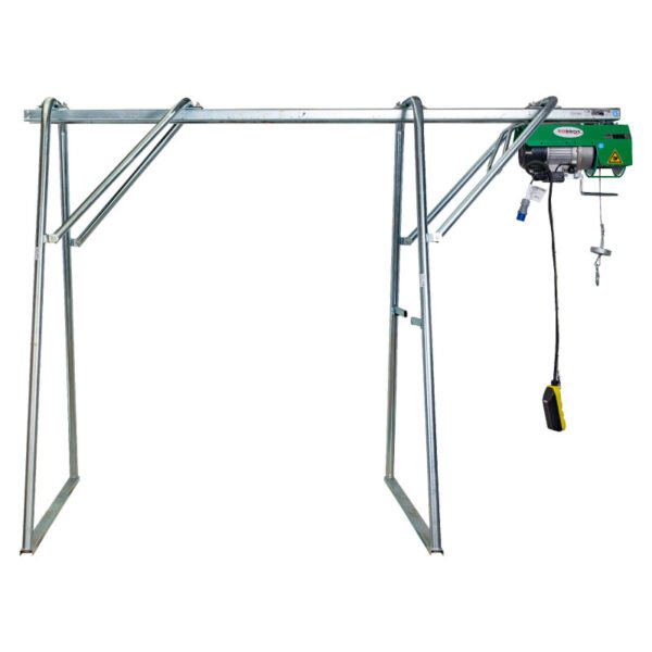 GRUE PORTIQUE AVEC PALAN RAPIDE PROFESSIONNEL 300 KG
