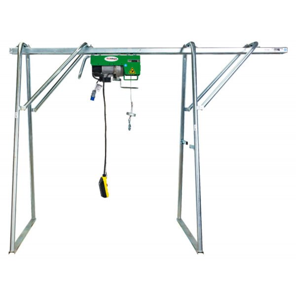 GRUE PORTIQUE AVEC PALAN RAPIDE PROFESSIONNEL 300 KG – Image 3
