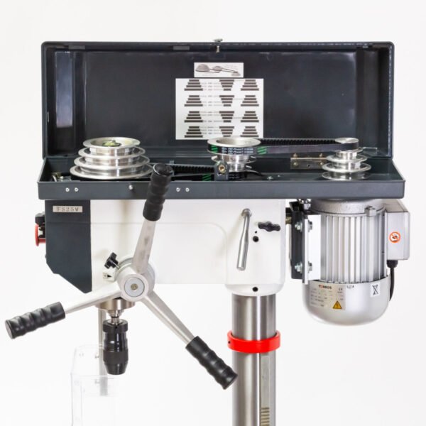 PERCEUSE À COLONNE PAR COURROIES CM3 Ø25 MM 0,75KW 230V – Image 8