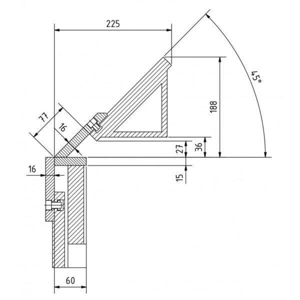 PLIEUSE DE TÔLE MANUELLE 1020 MM, 0-135°, 2 MM, SEGMENTS EN HAUT ET BAS – Image 9