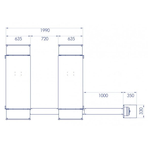 PONT ÉLÉVATEUR À CISEAUX ÉLECTROHYDRAULIQUE 3.5T – Image 6