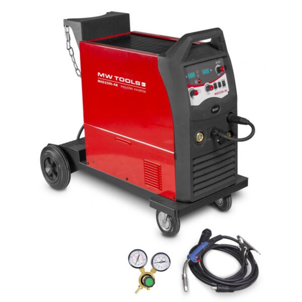 POSTE À SOUDER MIG MAG FLUX INDUSTRIEL MOBILE 250 A - MANOMÈTRE INCLUS – Image 7
