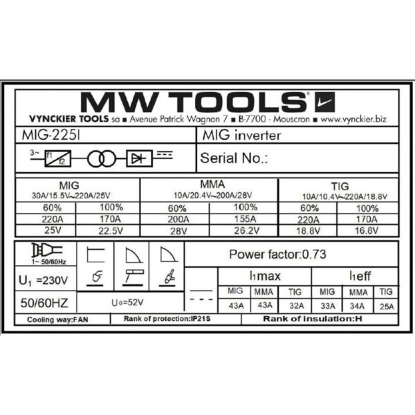 POSTE À SOUDER INDUSTRIEL MIG SYNERGIE 220A 230V – Image 10