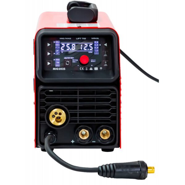 POSTE À SOUDER MIG-MAG 200A INVERTER SYNERGIQUE PORTABLE AVEC ÉCRAN LCD – Image 6