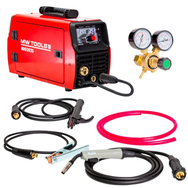 POSTE À SOUDER MIG-MAG 200A INVERTER SYNERGIQUE PORTABLE AVEC ÉCRAN LCD – Image 10
