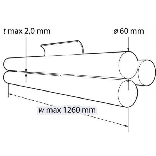 ROULEUSE DE TÔLE MOTORISÉE – Image 3