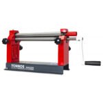 ROULEUSE DE TÔLES MANUELLE D'ÉTABLI À 3 ROULEAUX 305 MM ÉPAISS. 0,8 MM